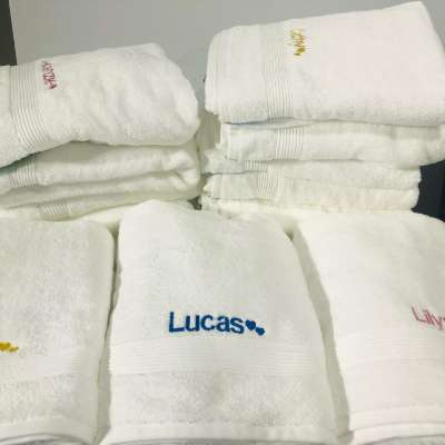 Towels embroidery
